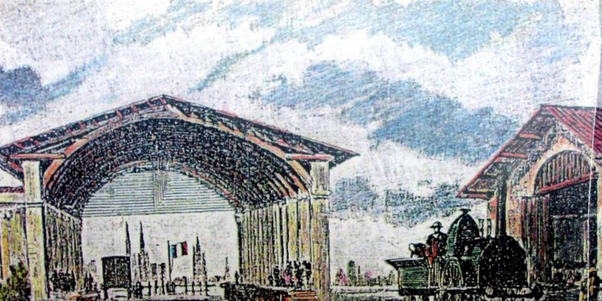 Première gare à être construite en 1841 à Bordeaux, la gare de Ségur a complètement disparu aujourd’hui.